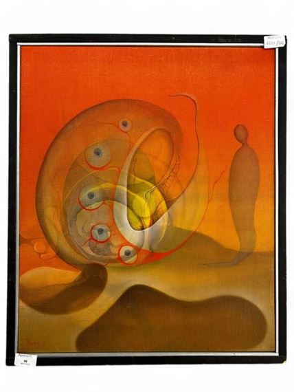 Waiting n°1 by Alvaro Mejias, dated 77