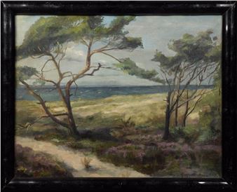 Sosny nad brzegiem morza - Alice von Mengershausen