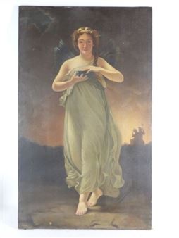 Allegory - woman with veil - Virginie Allart