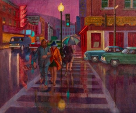 Rainy Dusk by Philip Henry Surrey