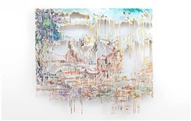 Berggruen Gallery Opens an Exhibition of Panels, Works on Paper, and Works on Mylar by Diana Al-Hadid