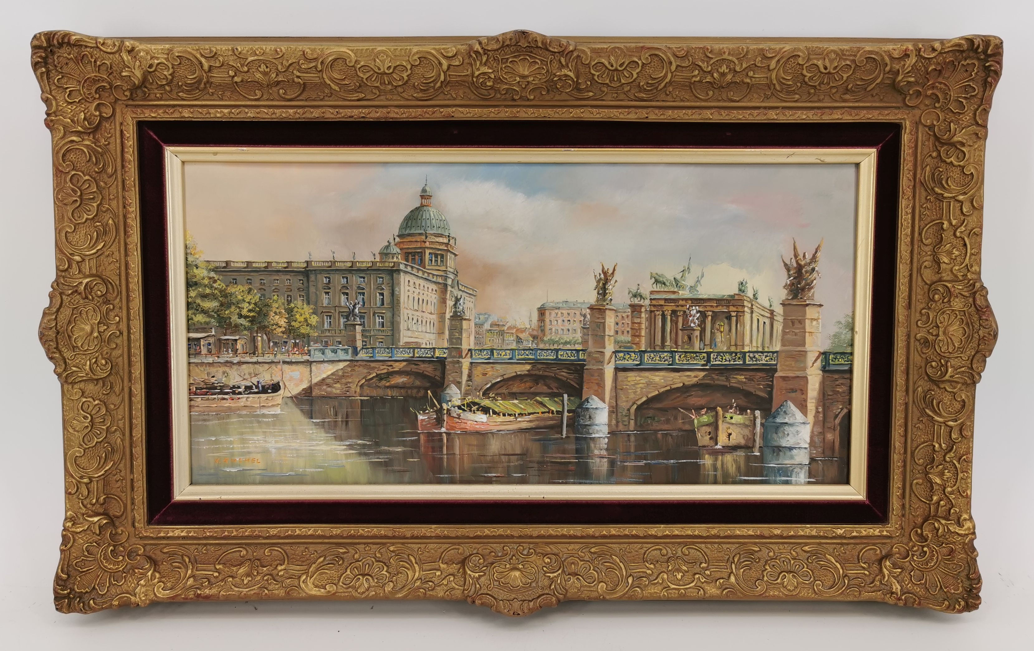 Klaus Rochel | ‘Berlin - City View with Berlin Palace and Brandenburg ...