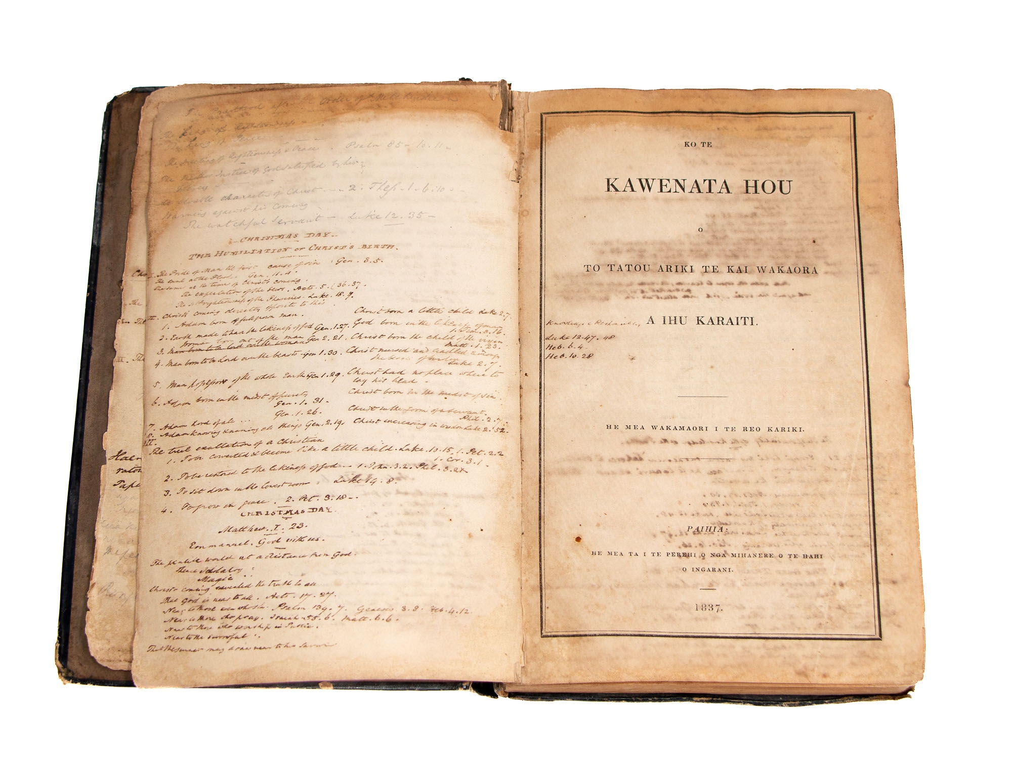 William Williams MĀORI NEW TESTAMENT [Presentation copy to