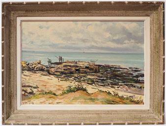 Huile sur toile signée en bas à gauche - Marc Chailloux