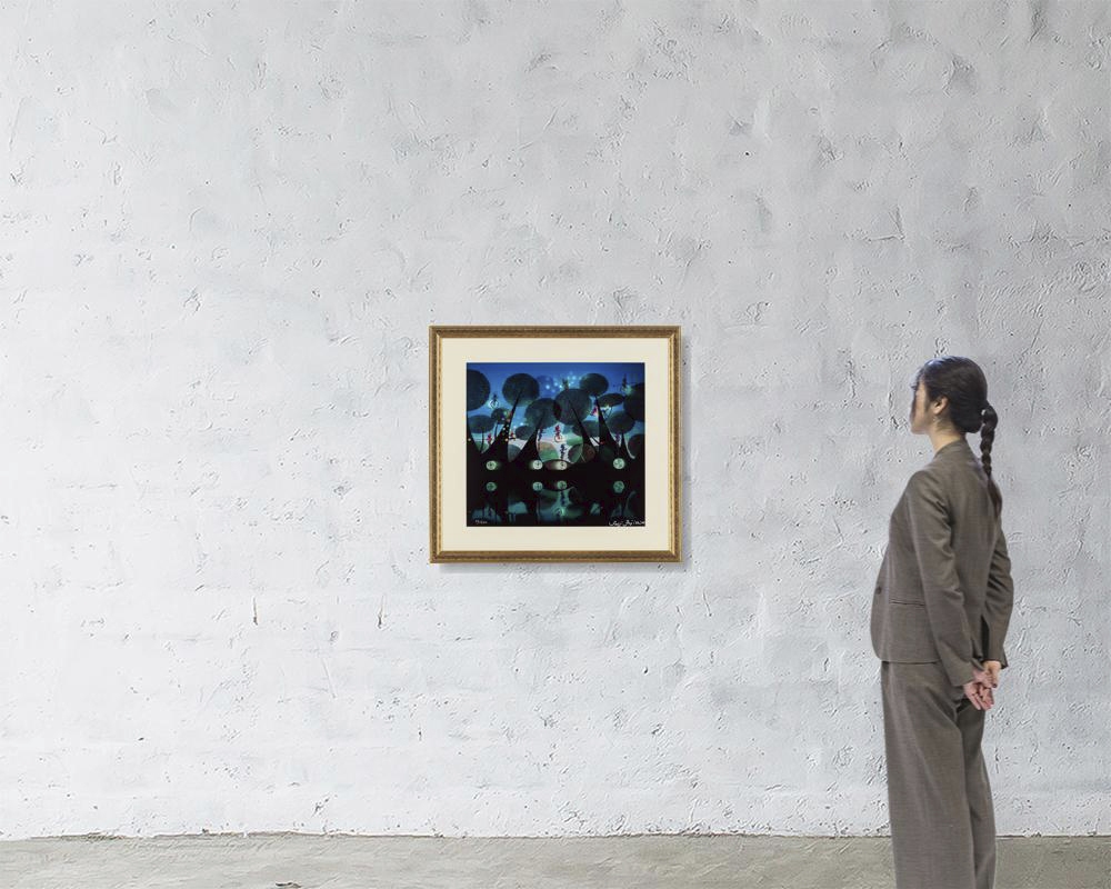 Artwork by Seiji Fujishiro, Dwarves' paradise, Made of lithograph