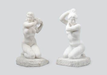 Nude carrying fruit by Masanobu Kitamura