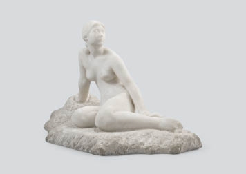 Artwork by Masanobu Kitamura, Nude, Made of pedestal