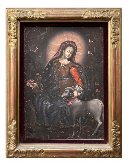 Virgen María by Hispano-American School, 19th Century