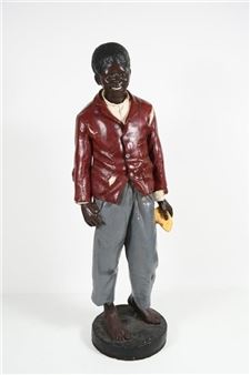 FRENCH DELARUE PICARD STATUE OF A YOUNG MAN - Delarue Picard