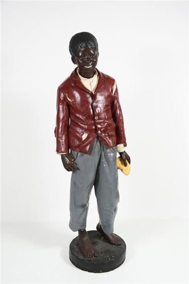 FRENCH DELARUE PICARD STATUE OF A YOUNG MAN - Delarue Picard