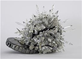 Celestial Forms Erupt and Tumble in Lauren Fensterstock’s Jewel-Encrusted Sculptures