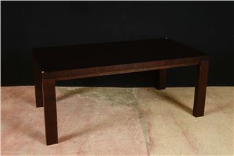 ARTELANO : Table à manger extensible en bois laqué noir - Artelano