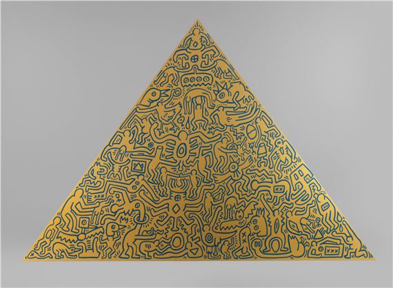 Keith Haring | Pyramid (1989) | MutualArt