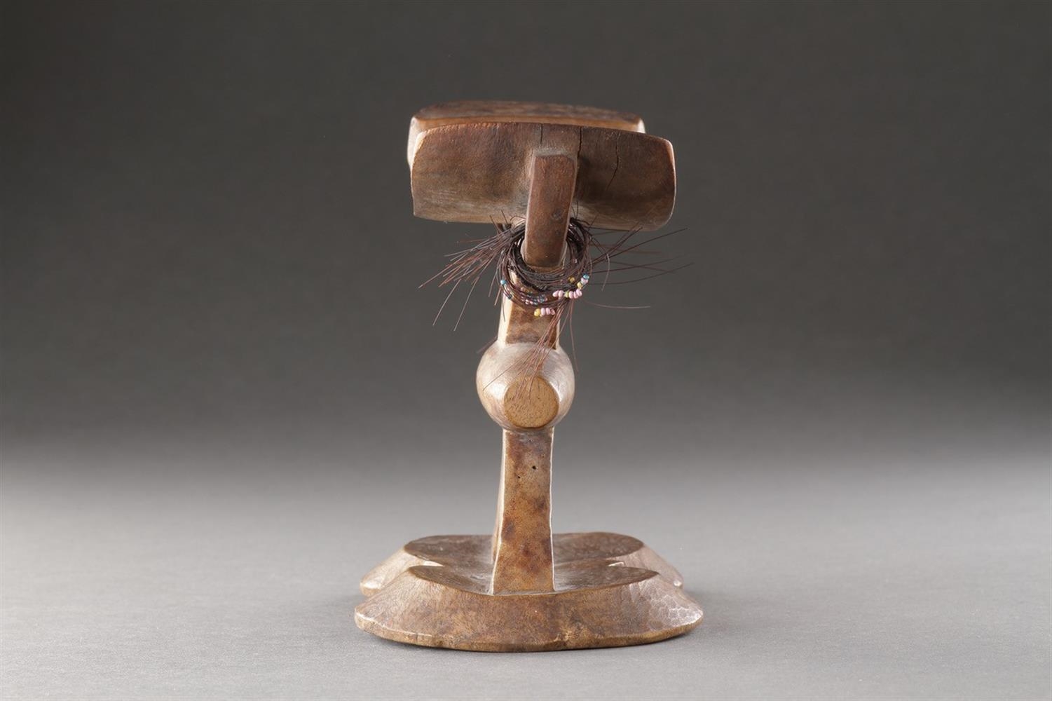 Artwork by Edric van Vredenburgh, A GOOD 'OLD DRY' SOUTH AFRICAN HEADREST, SHONA/TSONGA TRIBE, Made of glass