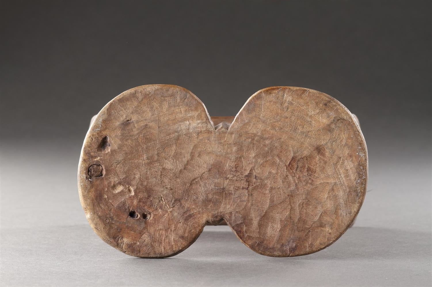 Artwork by Edric van Vredenburgh, A GOOD 'OLD DRY' SOUTH AFRICAN HEADREST, SHONA/TSONGA TRIBE, Made of glass