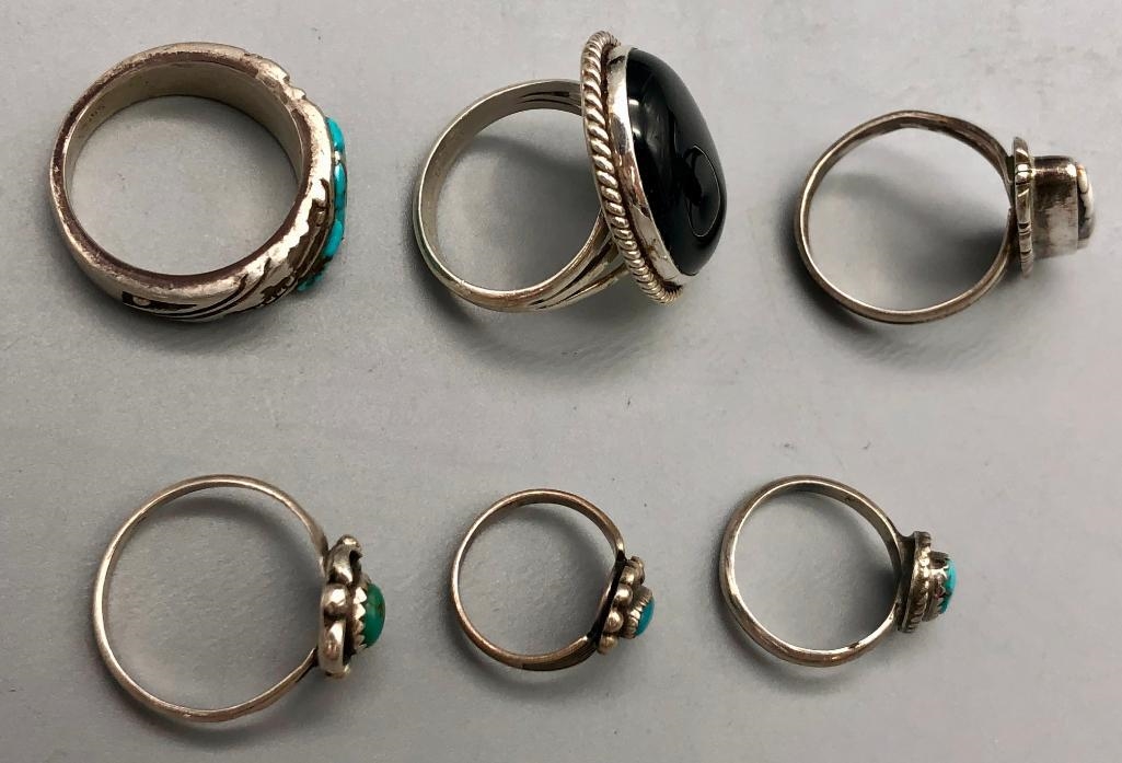 Sterling | Group Of Ten Sterling Silver Rings (1930s) | MutualArt