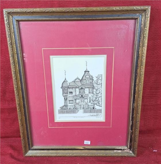 1/200 Jim Hutchings "The Lawrence House" Print by Jim Hutchings