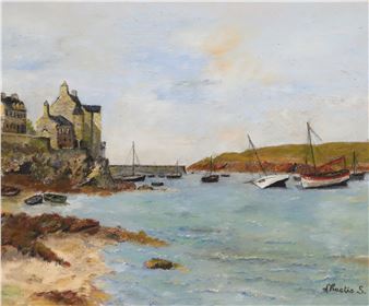 Huile sur toile - Suzanne L'hostis