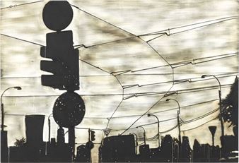 Togliere ai fili del tram, 2002 - Enrico Cazzaniga