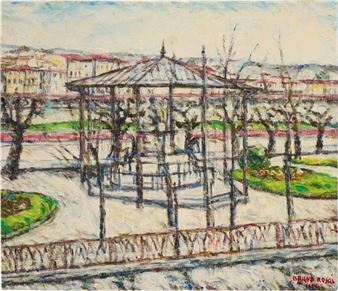 Firenze, Monumento a Nicola Demidoff, 1958 - Bruno Rosai