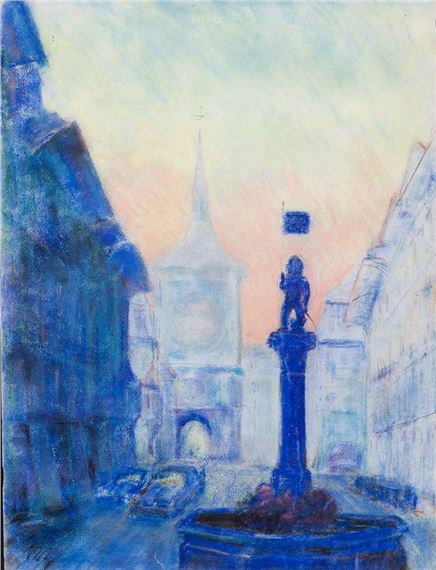 Als Gegner der Nationalsozialisten (Karikaturen von Naziführern) emigrierte er 1937 nach England by Richard Ziegler, 1937