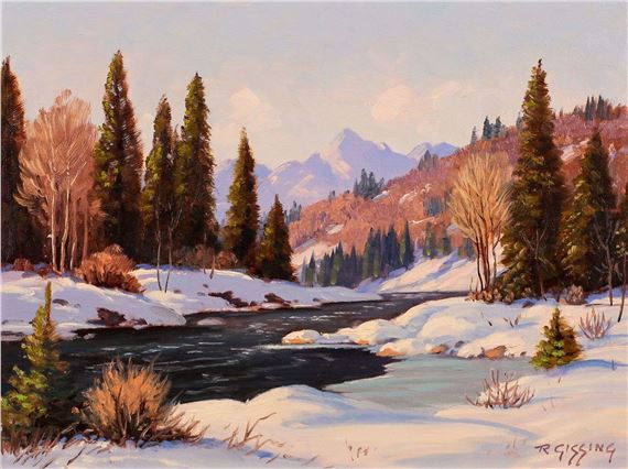 WINTER CHARM; 1964 by Roland Gissing, 1964