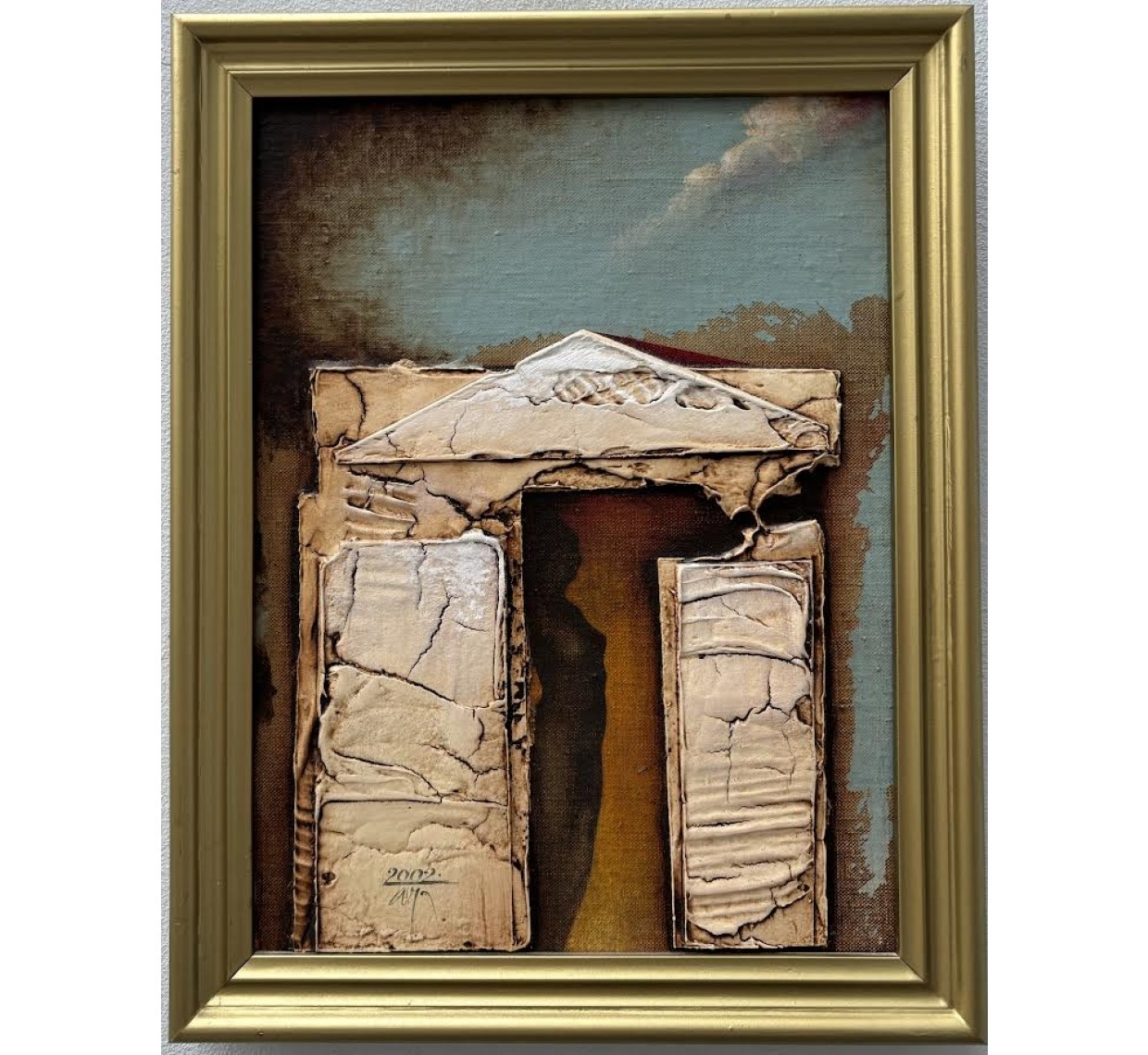 Artwork by Ludek Pesek, Klytaimnestra, Made of Kombinovaná technika / koláž