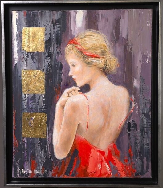 Anne Austin Abbadie | The Woman with the Red Headband | MutualArt