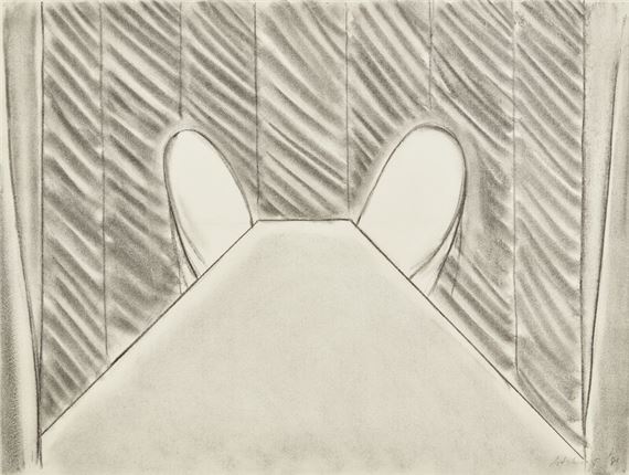 Untitled (Two Chairs and Table) by Richard Artschwager, 1987