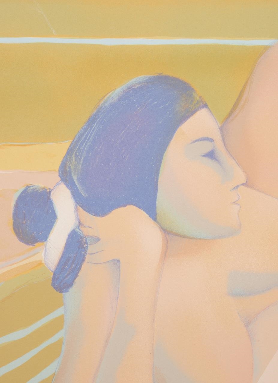 R.C. Gorman Nude Woman on Navajo Blanket (1982) MutualArt