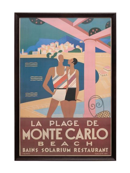 . &#39;La Plage De Monte Carlo (Bains Solarium Restaurant)&#39; - Michel Bouchaud