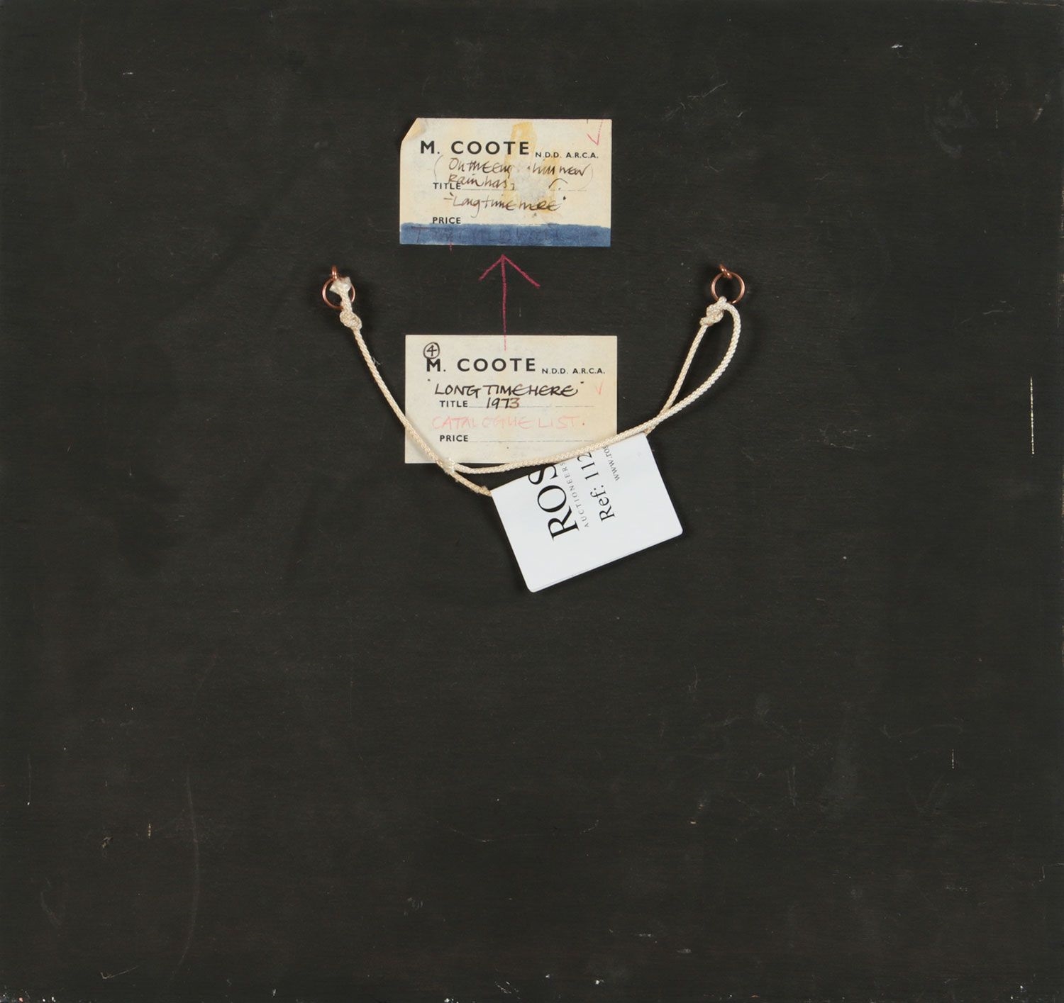 Artwork by Mark Coote, LONG TIME HERE, Made of MIXED MEDIA ON BOARD