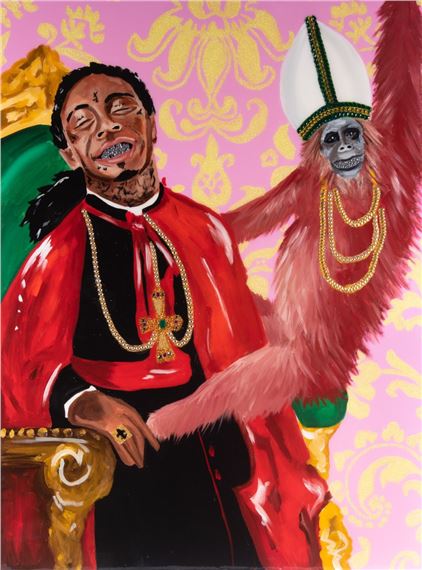 Ashley Longshore | Lil Wayne as Cardinal (2018) | MutualArt