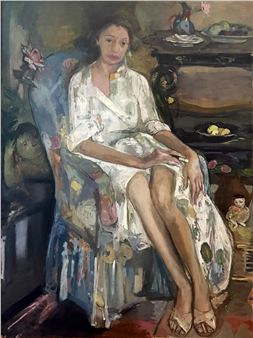 Portrait einer Dame - Ilse Häfner-Mode