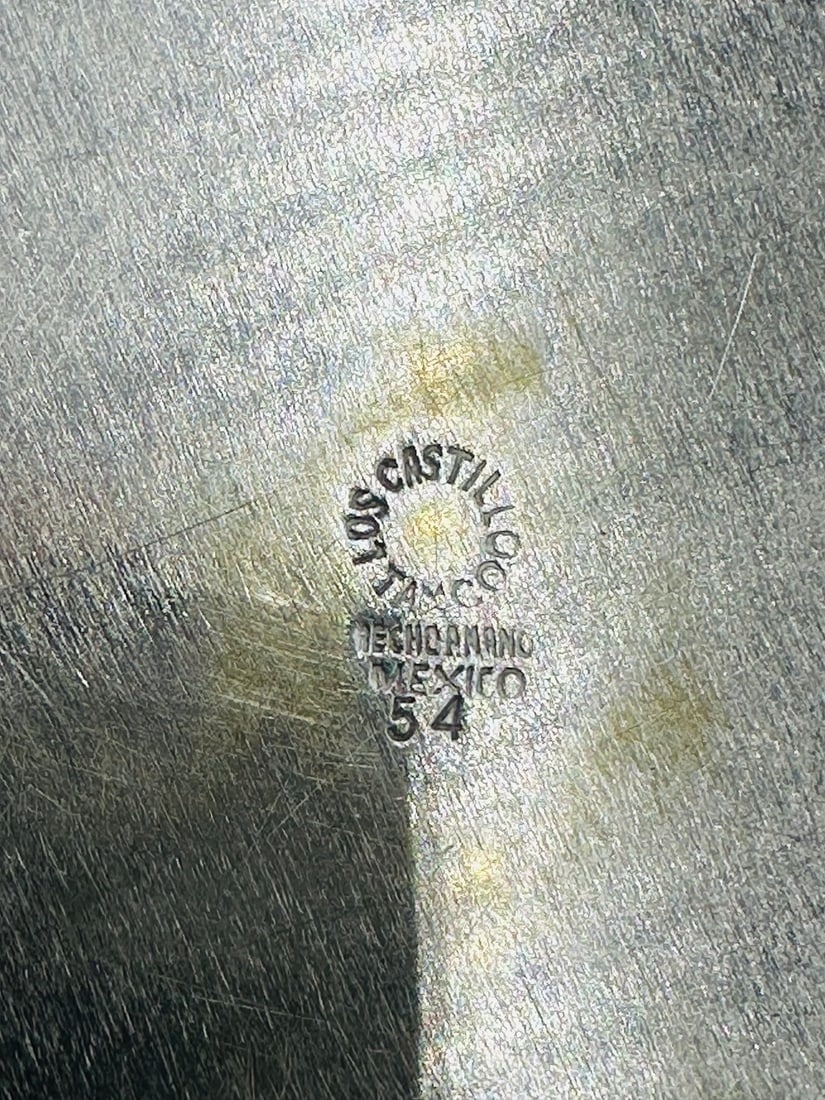 Artwork by Los Castillo, Los Castillo, Tea/Coffee Service Including Tray, Pitcher & Creamer w/ Azurite & Malachite, Mexico, Made of Malachite stone