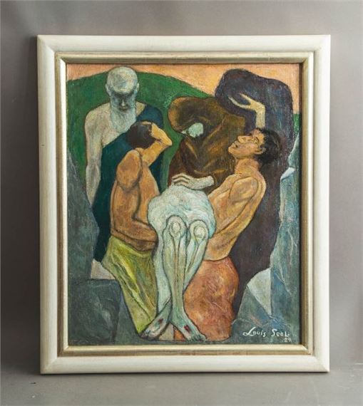 Grablegung by Louis Seel