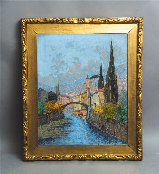 Italienische Landschaft by L. Ricci