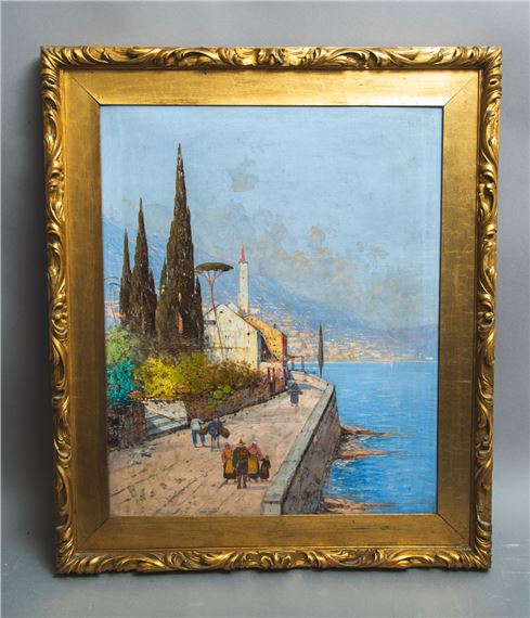 Norditalienische Landschaft by L. Ricci