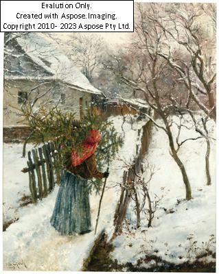 A Christmas Tree by Emil Czech, 1903