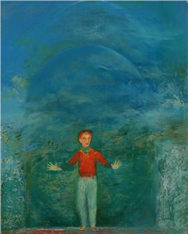 Girl with a Red Shirt - Batia Apollo