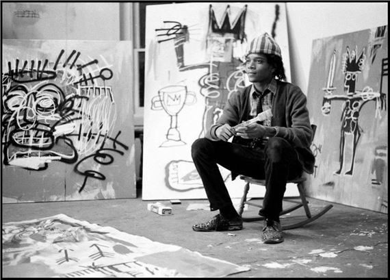 Anker Spang-Larsen | Jean Michel Basquiat in his studio NYC (2015 ...