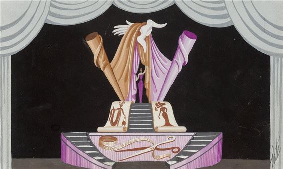 Erté | Erte - Untitled Original Gouache | MutualArt