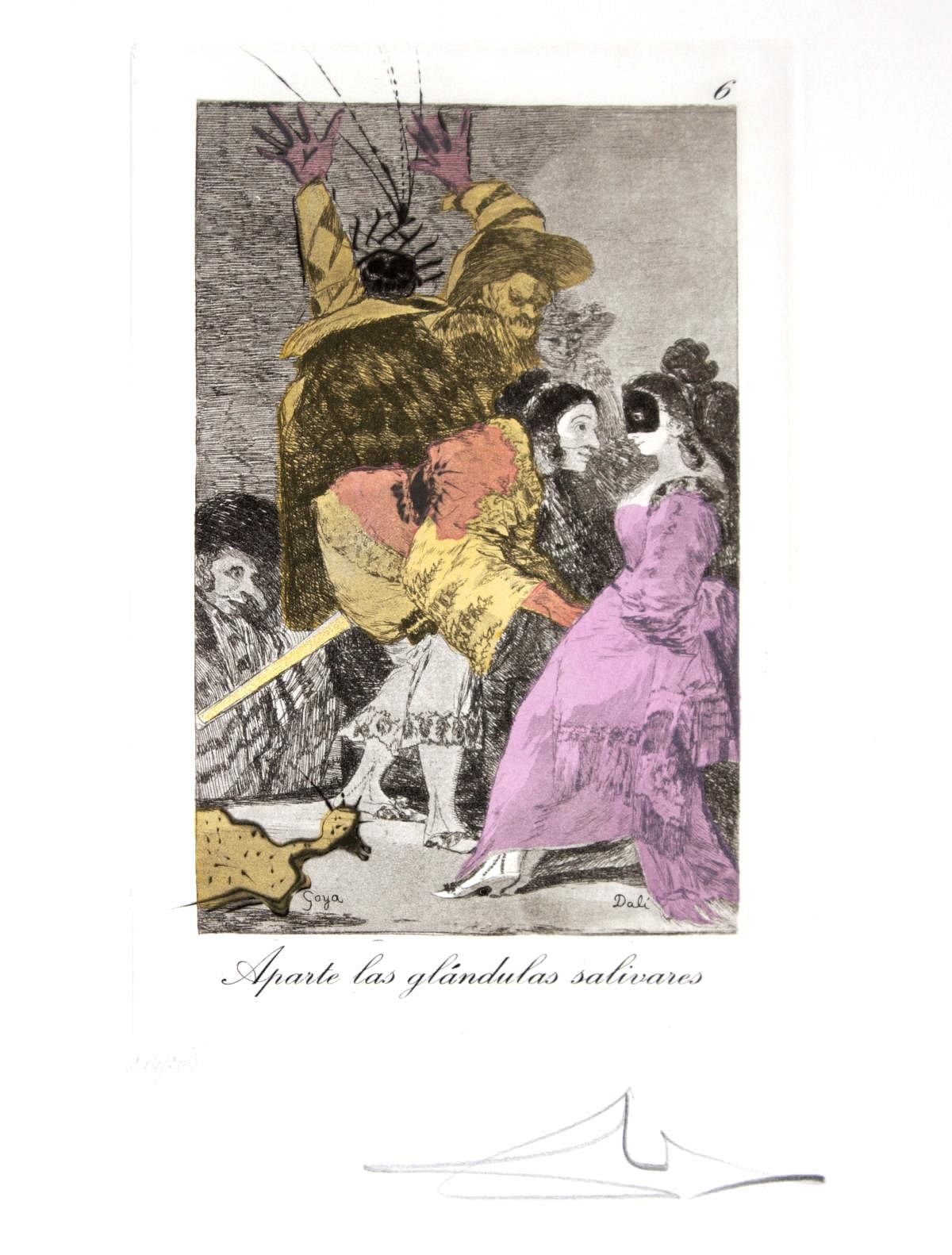 Salvador Dalí | Aparte las glandulas salivares (1977) | MutualArt