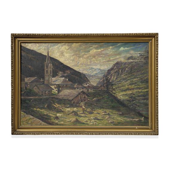 Carlo Musso | Alpine landscape | MutualArt