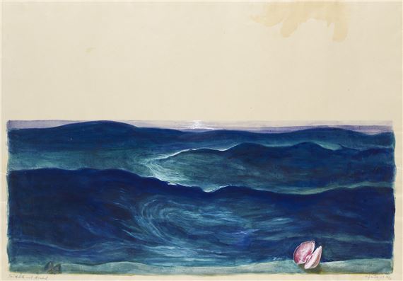Seestück mit Muschel by Heinz Zander, 1972