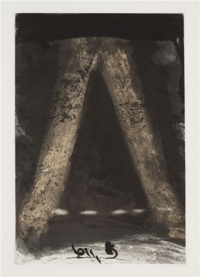 7 Original-Graphiken von Antoni Tàpies, Pierre Tal-Coat, Roberto Matta, Olivier Debré, Philippe Lepâtre, Henry Moore und Alain Reynolds by Antoni Tàpies, 1970