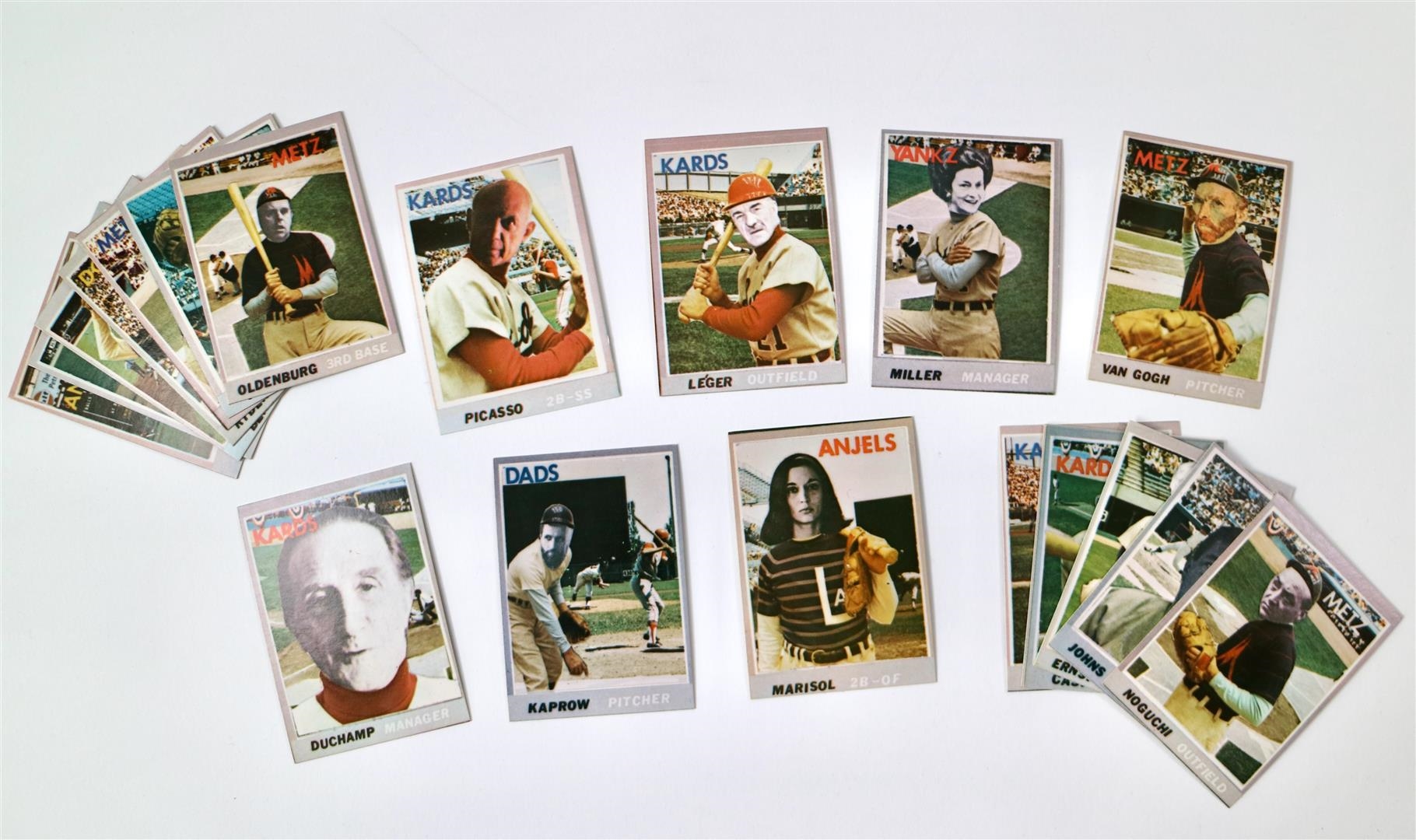 Artwork by Don Celender, Artball playing cards, Made of card stock