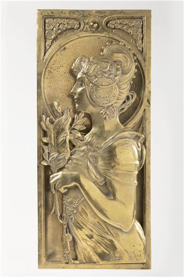 FEATHER by Alphonse Mucha, 1900