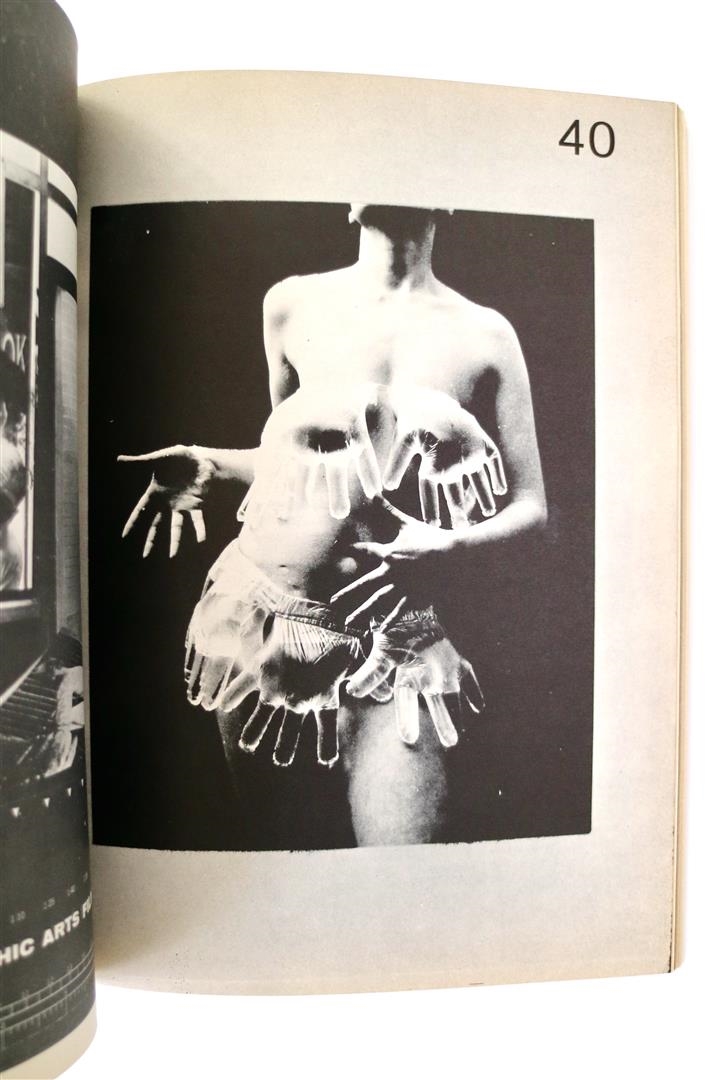 Artwork by Wolf Vostell, Dé-coll/age No.6, Bulletin der Fluxus und Happening Avantgarde, Made of blue pen on photographic paper