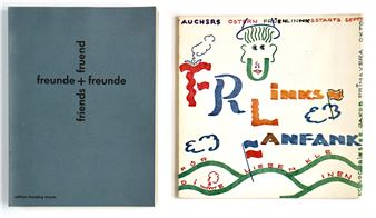 Two publications (1) Freunde and Freunde Friends and Freund. Stuttgart  (2) Stefan Wewerka's Frühlinkskindermalbuchwalzer für die lieben Kleinen, von und mit Steffen Wewerka. Stuttgart/Cologne/London - Hansjorg Mayer